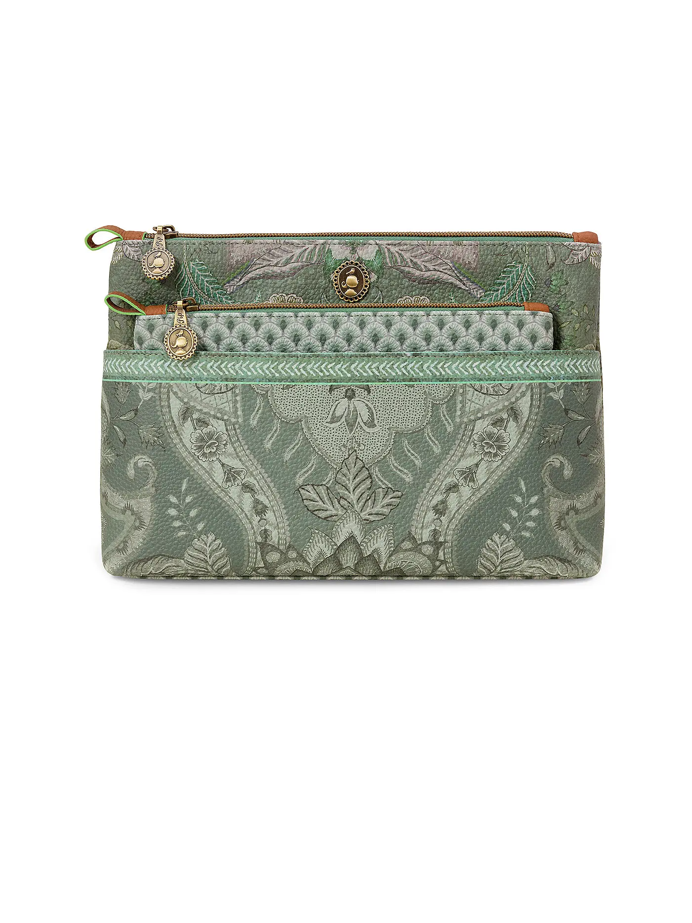 PIP STUDIO | Kosmetiktasche KYOTO FESTIVAL 26x18x 12cm Combo green | 
